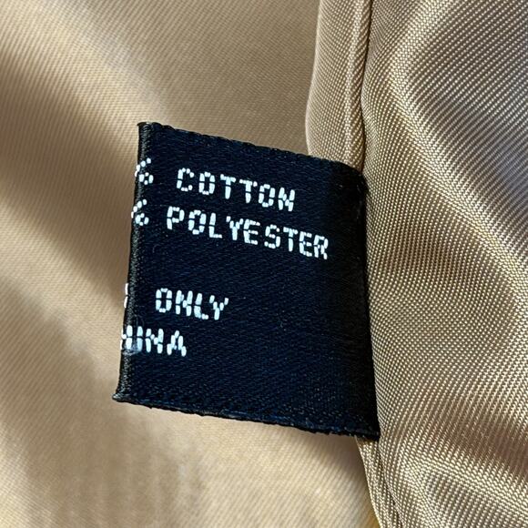 Vintage Martini Berberini Corduroy Blazer 40R Tan Brown Wide Wale Sport Coat - Picture 10 of 10